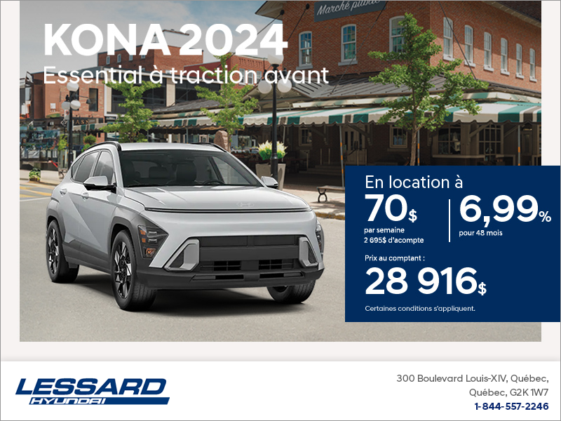 Procurez-vous le Hyundai Kona 2024