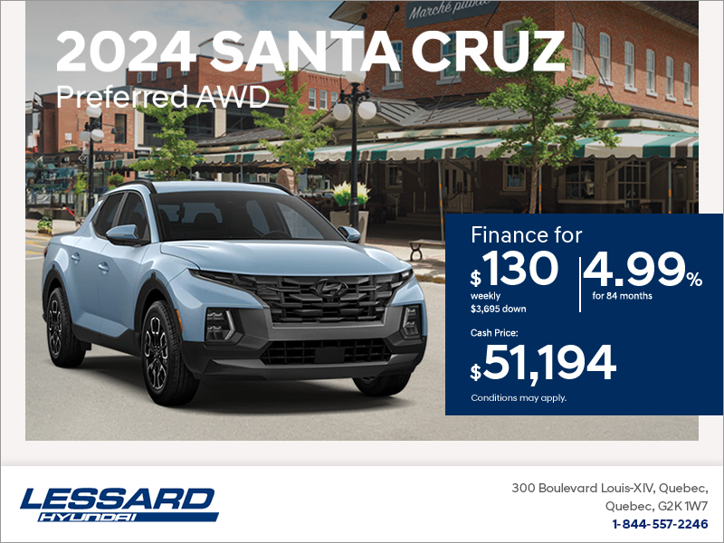 Get the 2024 Hyundai Santa Cruz