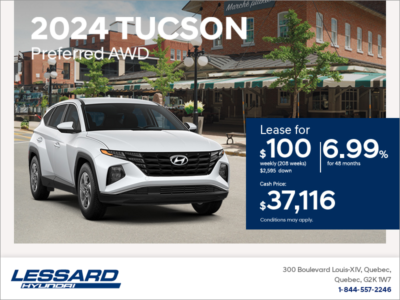 Get the 2024 Hyundai Tucson