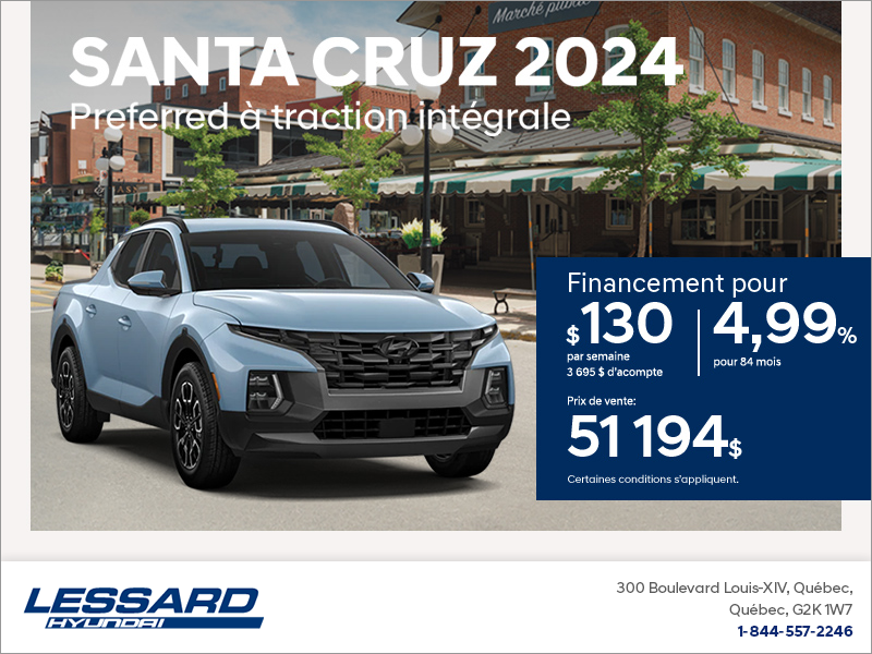 Procurez-vous le Hyundai Santa Cruz 2024