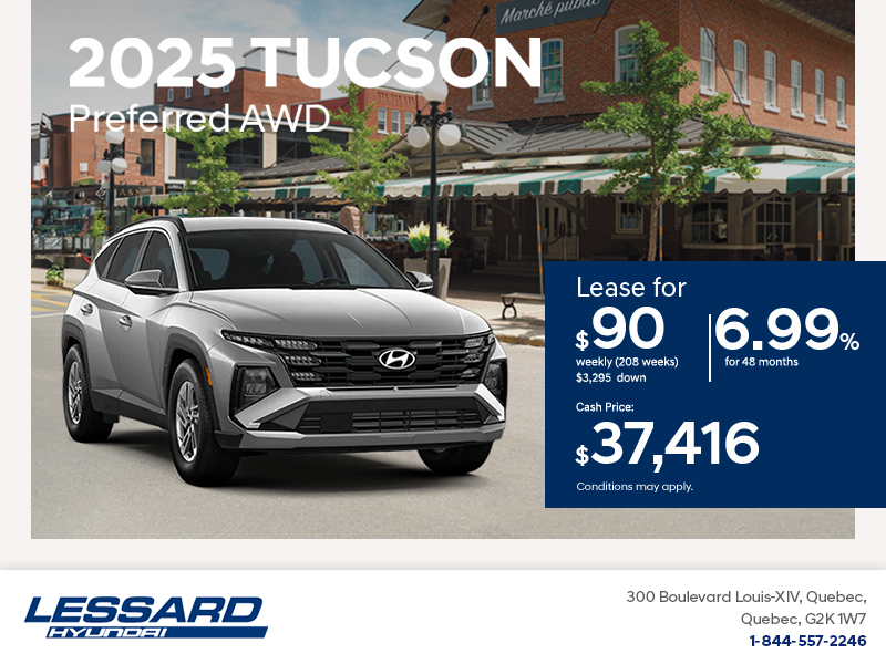 Get the 2025 Hyundai Tucson