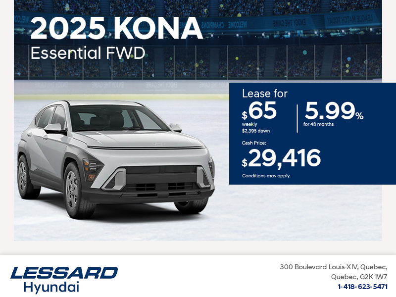 Get the 2025 Hyundai Kona