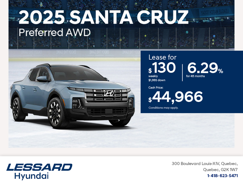 Get the 2025 Hyundai Santa Cruz
