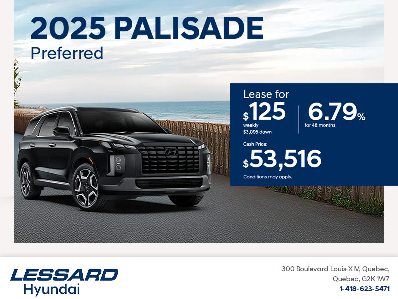 Get the 2025 Hyundai Palisade