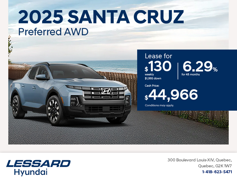 Get the 2025 Hyundai Santa Cruz
