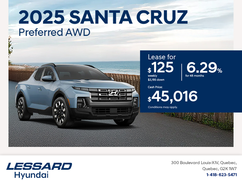 Get the 2025 Hyundai Santa Cruz