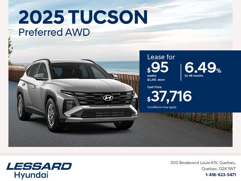 Get the 2025 Hyundai Tucson