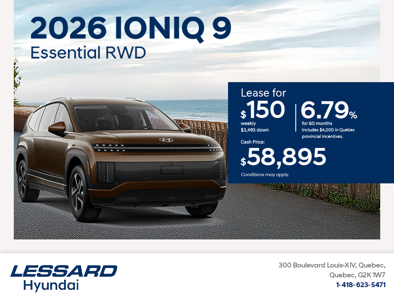Get the 2026 Hyundai IONIQ 9
