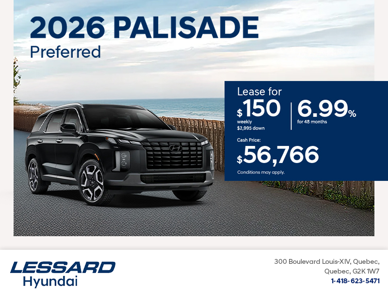 Get the 2026 Hyundai Palisade