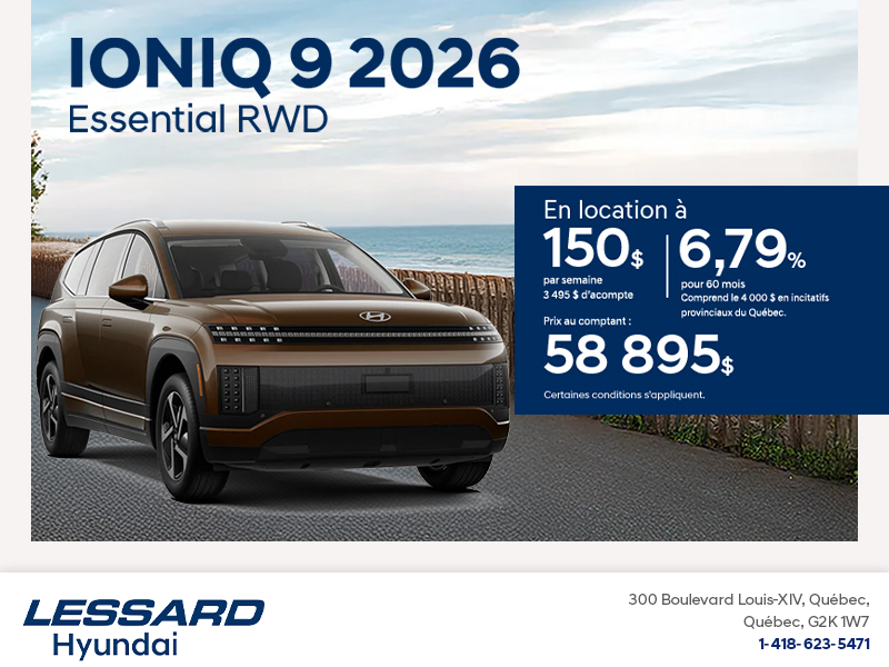 Procurez-vous le Hyundai Ioniq 9 2026