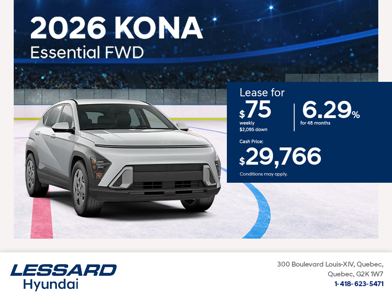 Get the 2026 Hyundai Kona