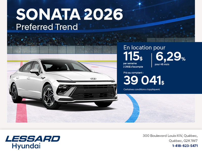 Procurez-vous le Hyundai Sonata 2026