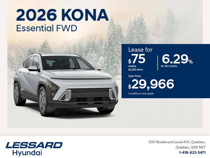 Get the 2026 Hyundai Kona