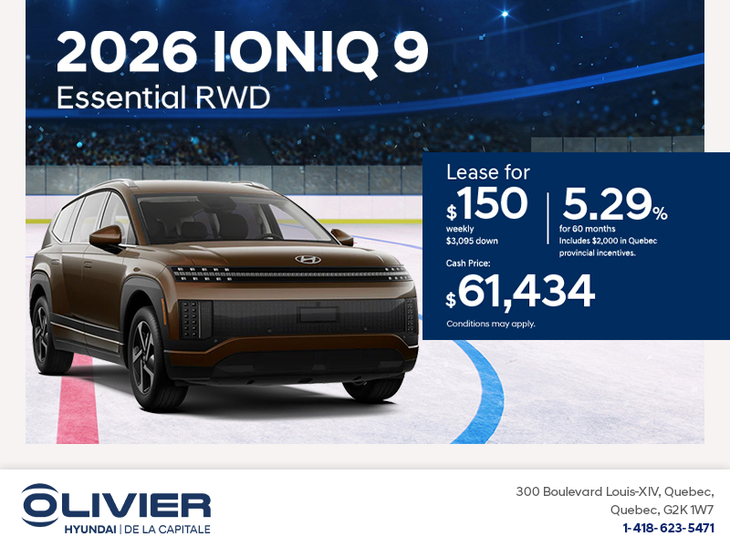 Get the 2026 Hyundai IONIQ 9