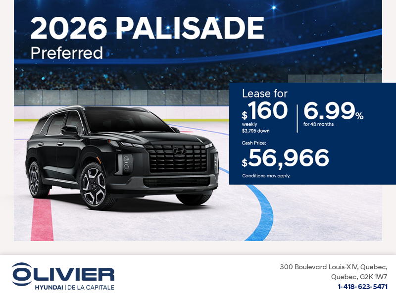 Get the 2026 Hyundai Palisade