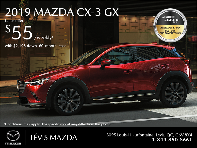 Get the 2019 Mazda CX-3!