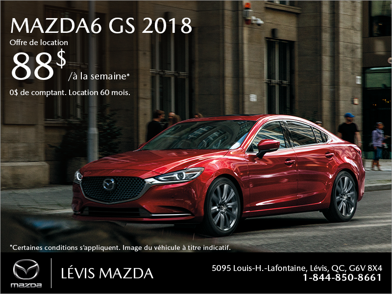 Procurez-vous la Mazda6 2018!