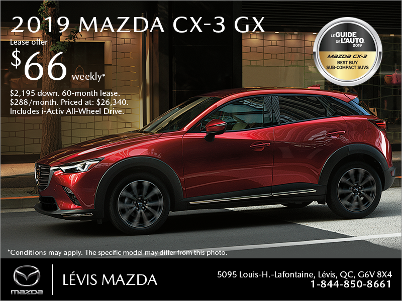 Get the 2019 Mazda CX-3!