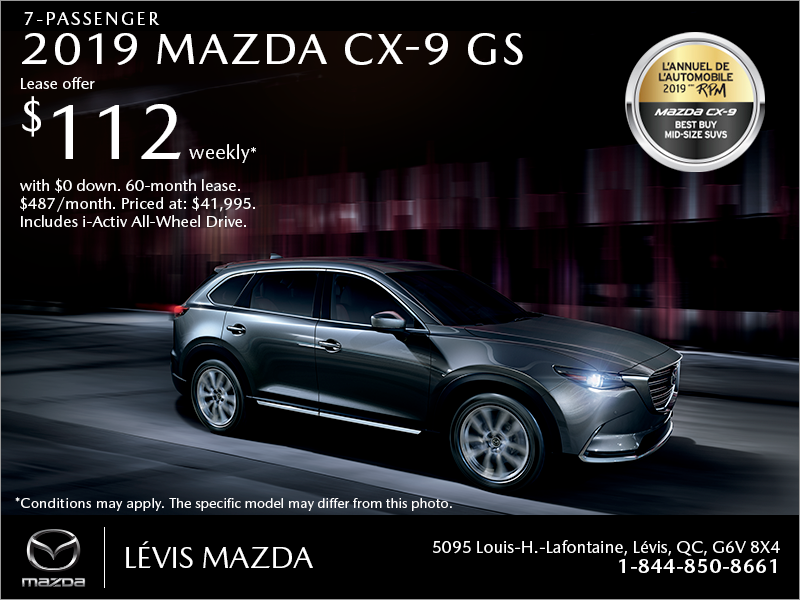 Get the 2019 Mazda CX-9!