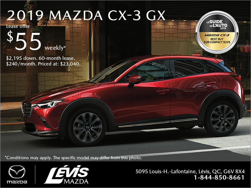 Get the 2019 Mazda CX-3!