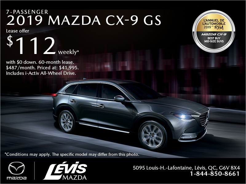 Get the 2019 Mazda CX-9!