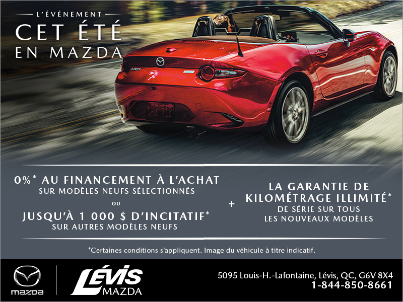 L'événement cet été en Mazda
