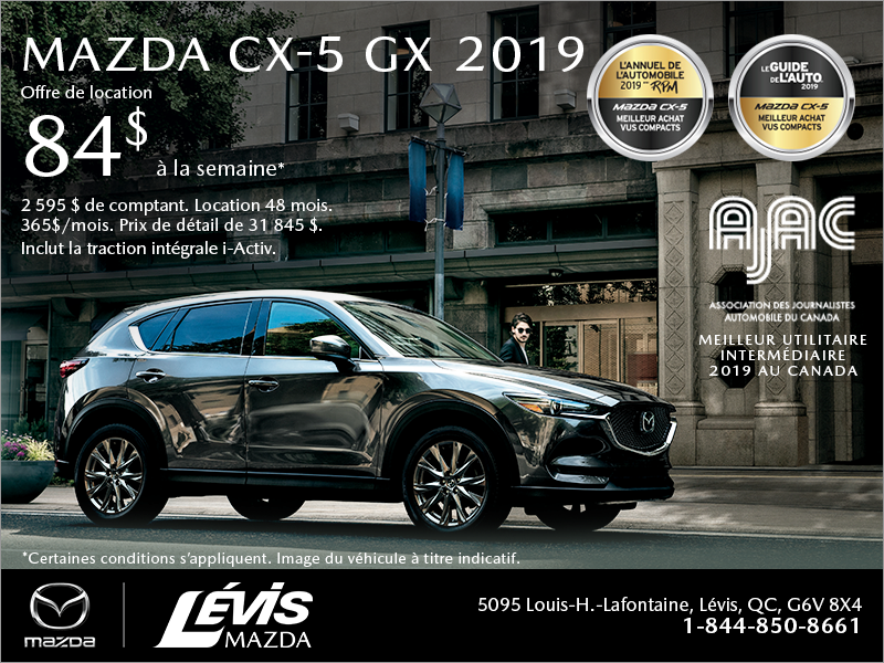 Procurez-vous le Mazda CX-5 2019!