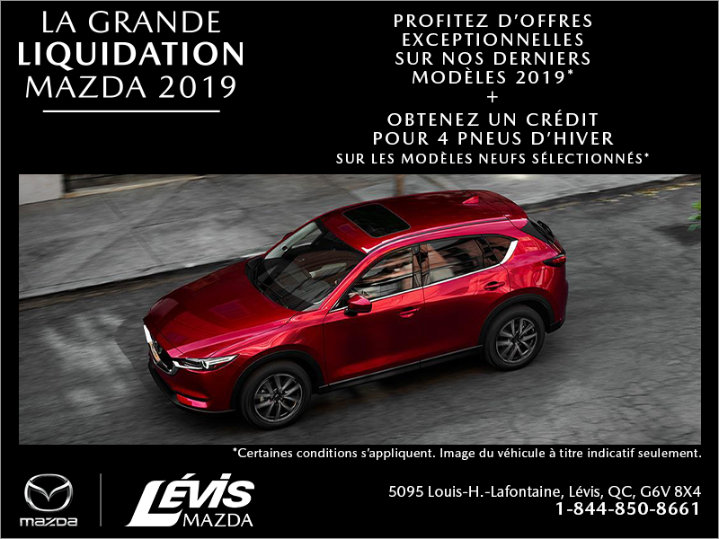 La grande liquidation Mazda 2019