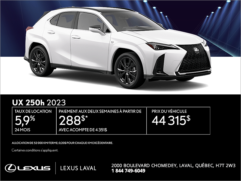 Lexus UX 2023