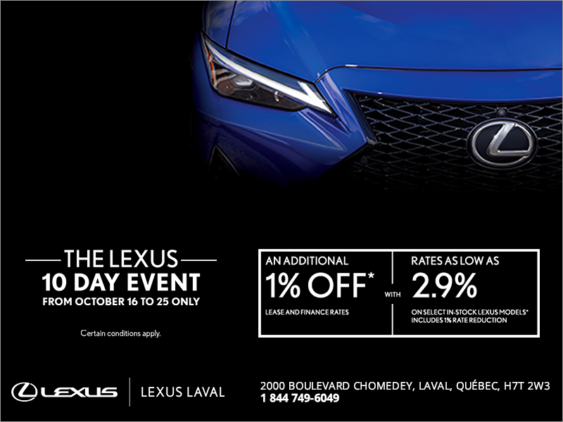 The Lexus 10 Day Event