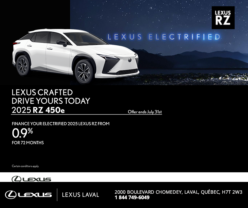 2025 Lexus RZ 450