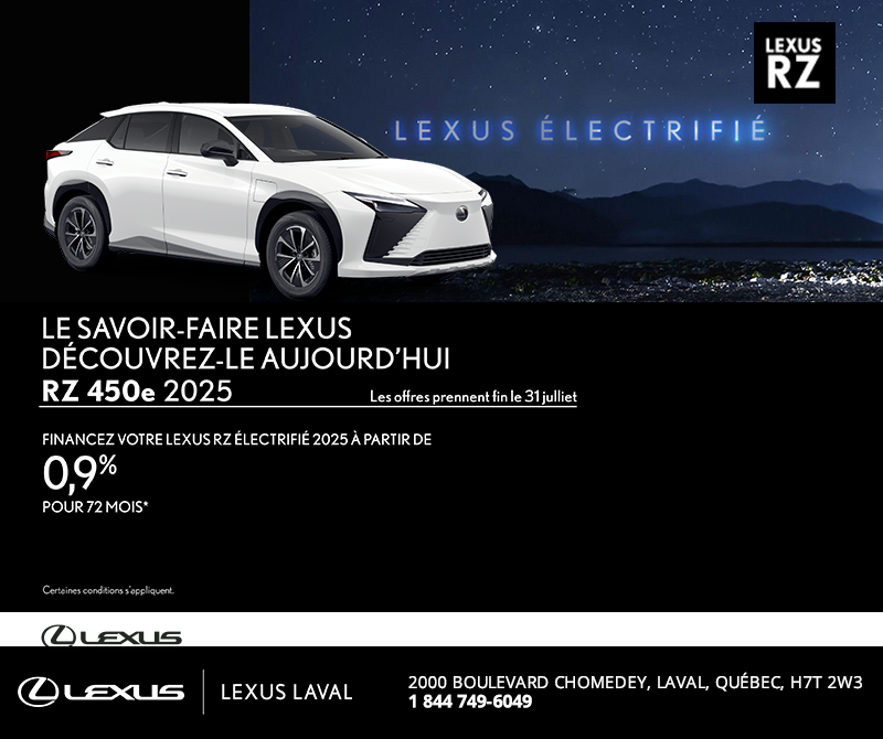 Lexus RZ 450 2025