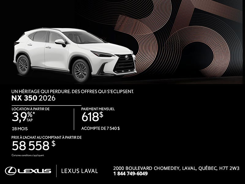 Lexus NX 350 2026