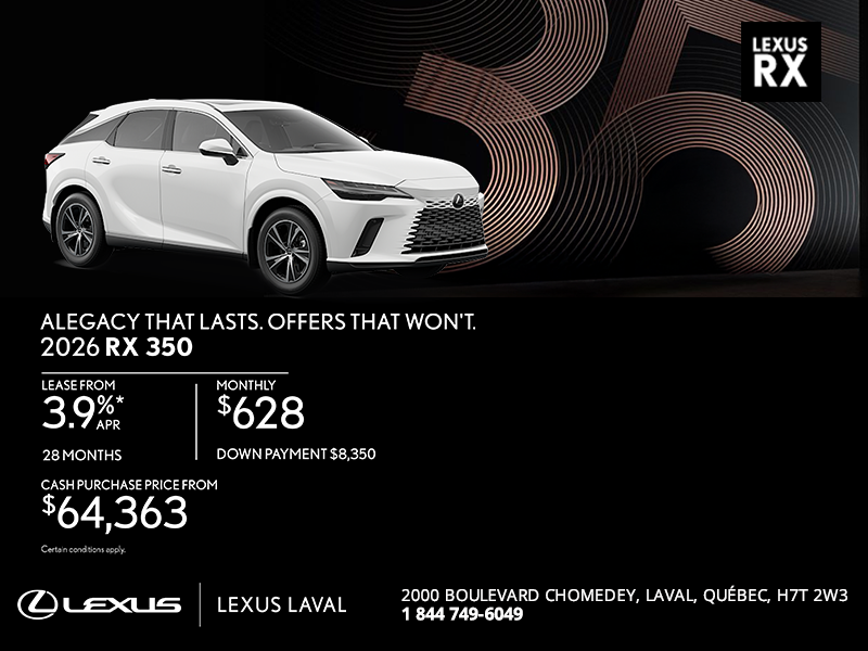 2025 Lexus RX 350