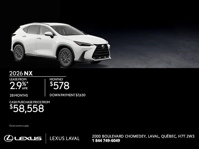 2026 Lexus NX 350