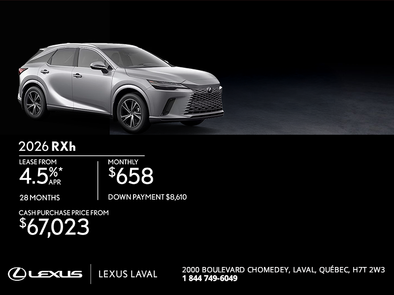 2026 Lexus RX 350h