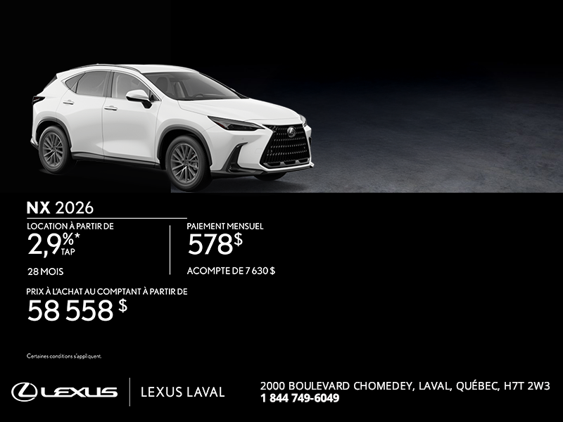 Lexus NX 350 2026
