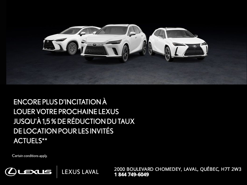 Événement du mois Lexus
