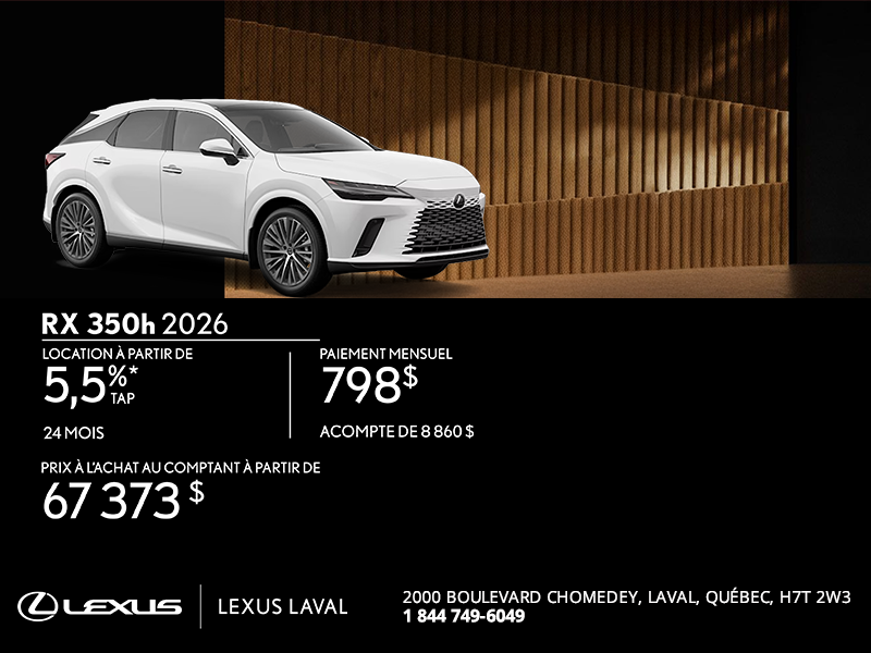 Lexus RX 350h 2026