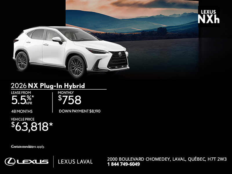 2026 Lexus NX PHEV