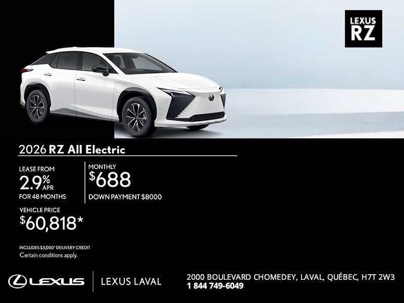 2026 Lexus RZ