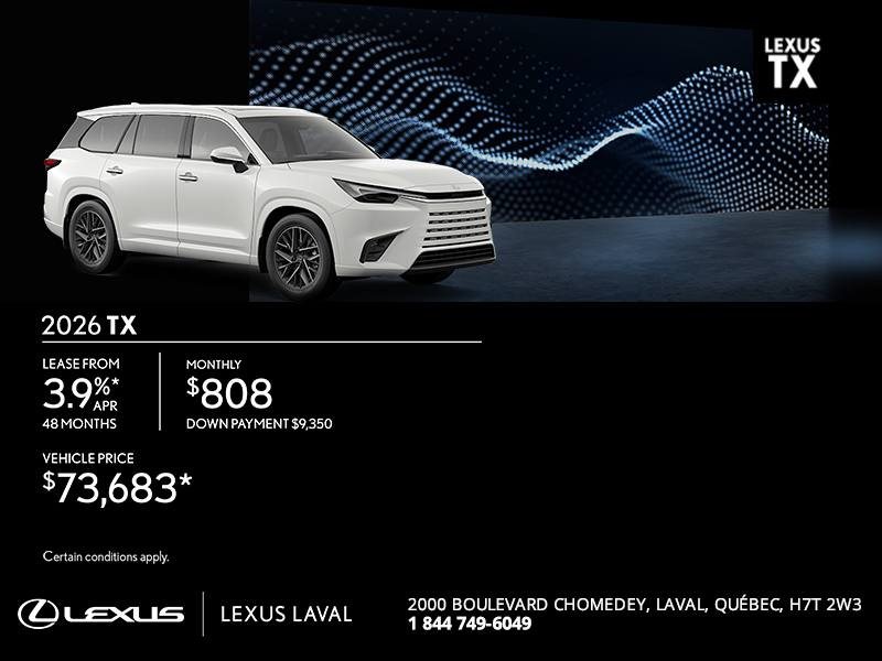 2026 Lexus TX