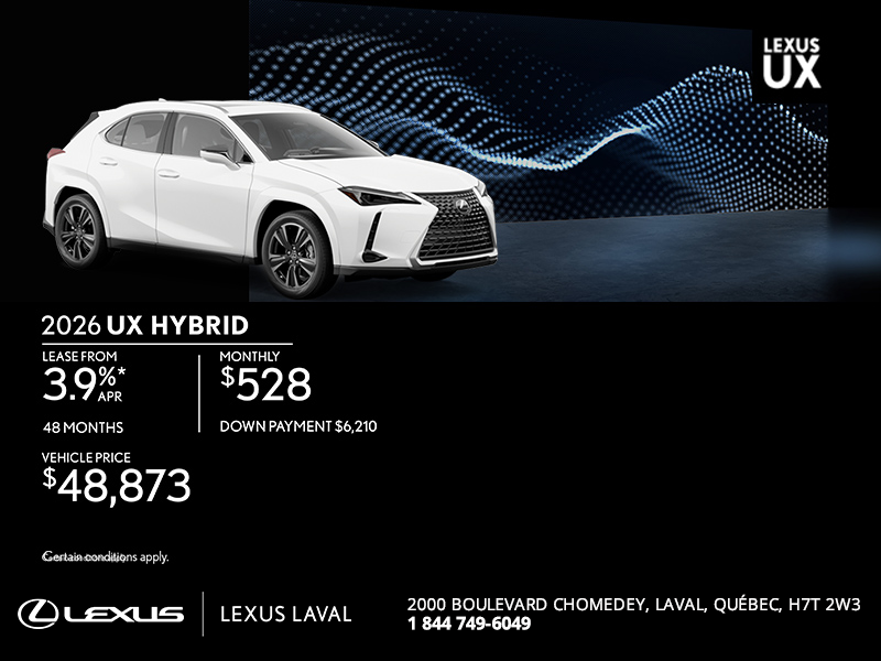 2026 Lexus UX Hybrid
