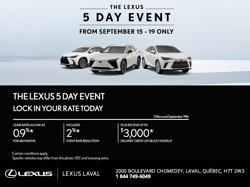 Lexus Monthly Event