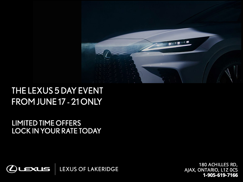 Lexus 5-day Event