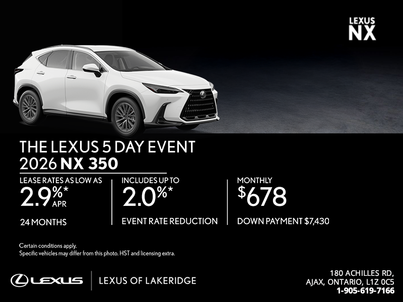 2026 Lexus NX 350