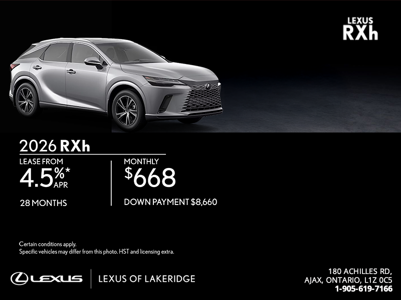 2026 Lexus RX 350h