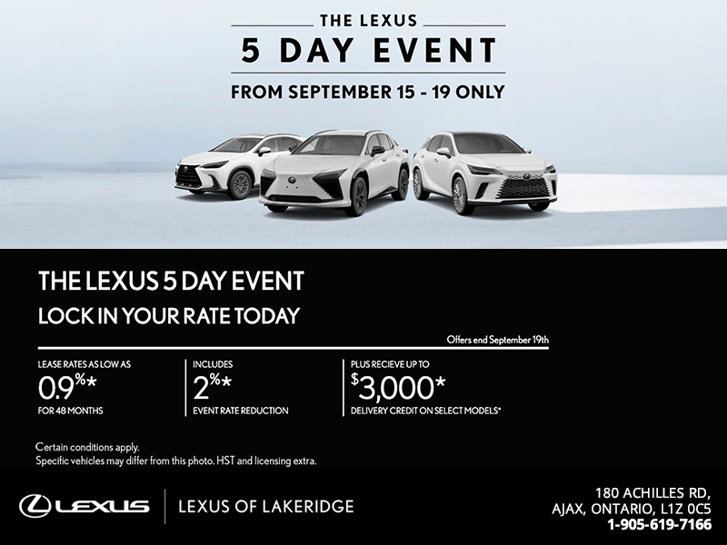 Lexus Monthly Event