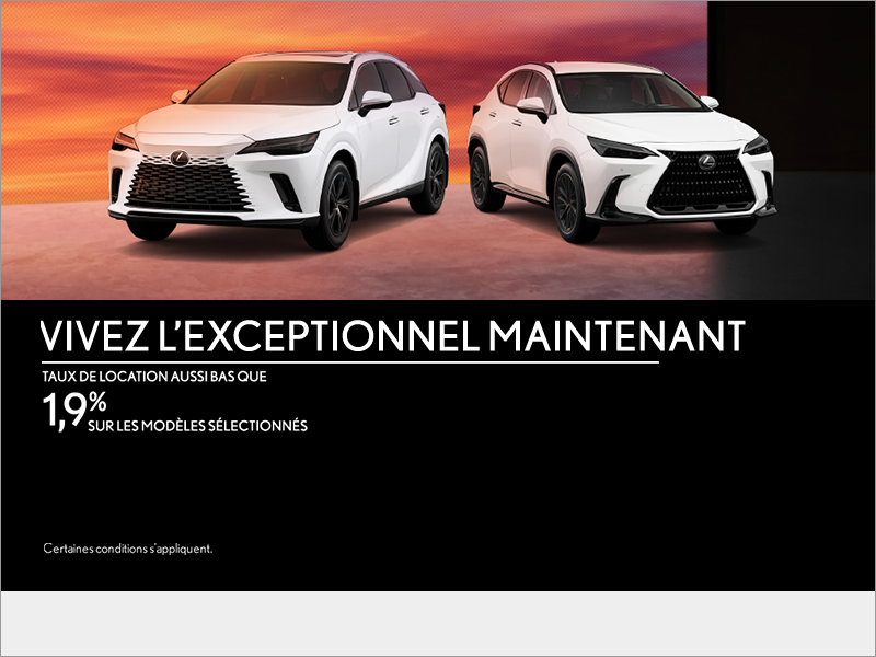 Événement mensuel chez Lexus