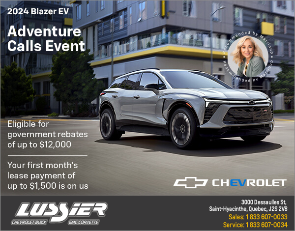 Get the 2024 Chevrolet Blazer EV